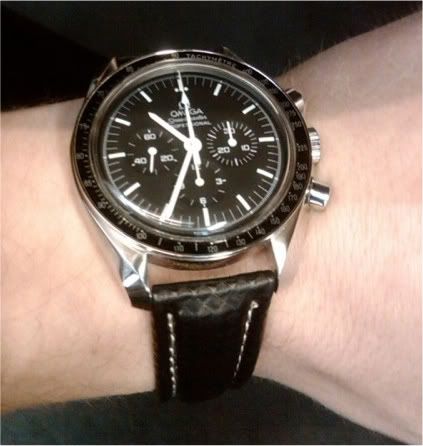 speedmaster reduced on wrist